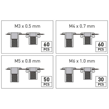 Kraftwerk Industrie-Blindnietmutternzangen-Satz