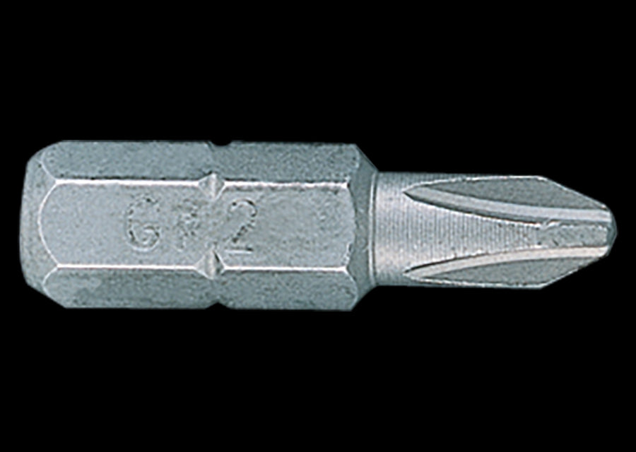 KING TONY Profi-Werkzeuge - Schraubendreher- Einsatz Bit 2 für Kreuzschlitzschrauben PH 102512P