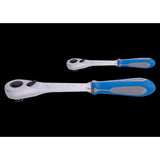 KING TONY Profi-Werkzeuge - 1/4"+1/2" Ratschenset, 90 Zähne, Push-Button - 2 tlg. 7773GS