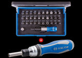 KING TONY Profi-Werkzeuge - Ratschen-Bit-Schraubendreher - 40TLG 32540MR