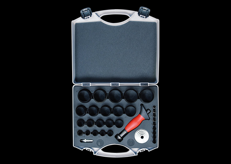 KING TONY Profi-Werkzeuge - Ring-Stanzeisenset - 16 tlg. DCJ250