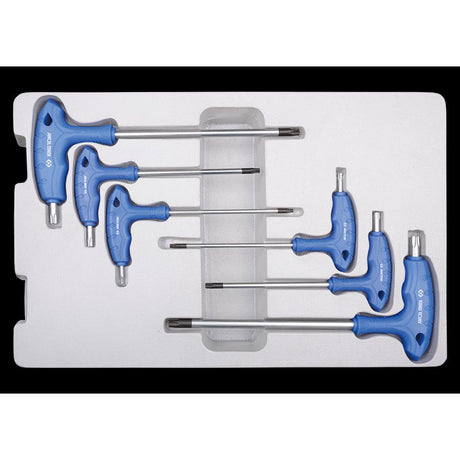 KING TONY Profi-Werkzeuge - TORX® / RESISTORX® L-Griffschlüssel-Set - 8 tlg. 22306TR