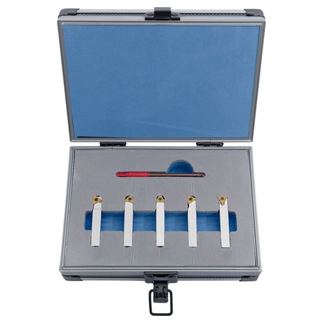 BERNARDO Drehmeisselsätze – Modell Drehmeißelsatz mit HM-Wendeplatte, 8 mm, 5-tlg.