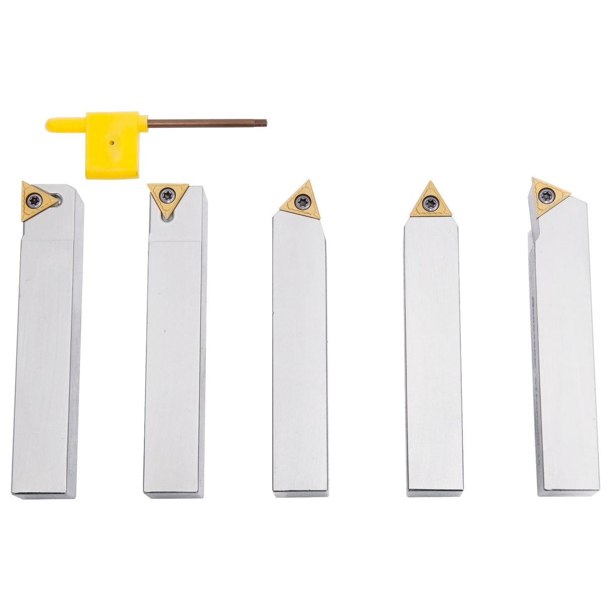 BERNARDO Drehmeisselsätze – Modell Drehmeißelsatz mit HM-Wendeplatte, 20 mm, 5-tlg.