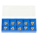 BERNARDO Drehmeisselsätze – Modell Satz HM-Wendeschneidplatte (10 Stk.) für Drehmeißel 10 / 12 mm