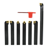 BERNARDO Drehmeisselsätze – Modell HM-Drehmeißelsatz, 6-tlg. inkl. Bohrstange, 20 mm