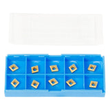 BERNARDO Drehmeisselsätze – Modell Satz HM-Wendeschneidplatte (10 Stk.) für Drehmeißel 8 / 10 / 12 mm