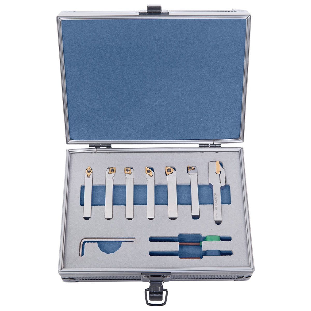 BERNARDO Drehmeisselsätze – Modell Drehmeisselsatz mit HM-Wendeplatte, 8 mm, Satz L