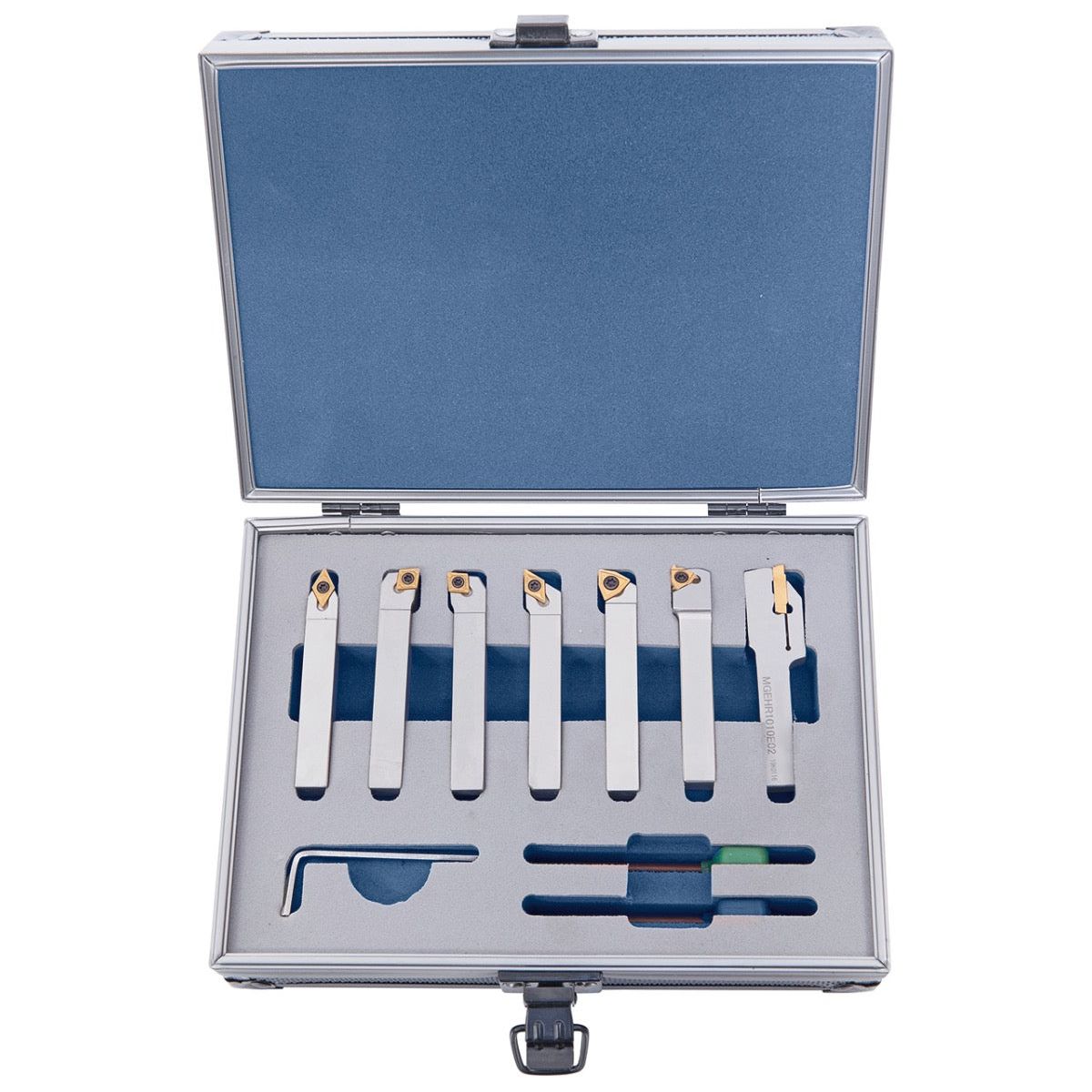 BERNARDO Drehmeisselsätze – Modell Drehmeisselsatz mit HM-Wendeplatte, 10 mm, Satz M