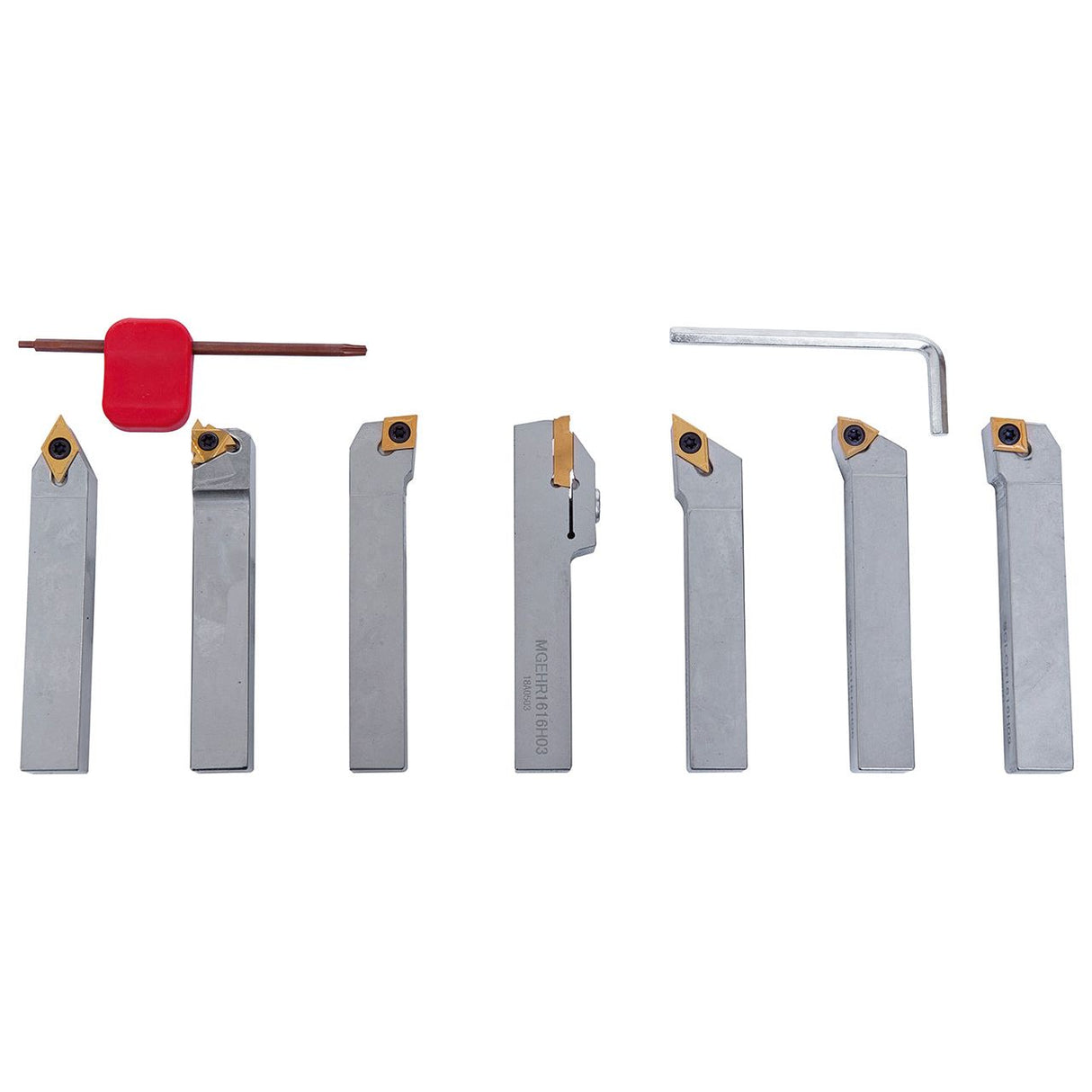 BERNARDO Drehmeisselsätze – Modell Drehmeisselsatz mit HM-Wendeplatte, 16 mm, Satz O