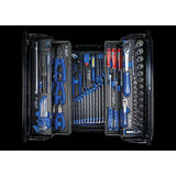 KING TONY Profi-Werkzeuge - Komplette Werkzeugkiste, grau - 100  tlg. 902100MKG2