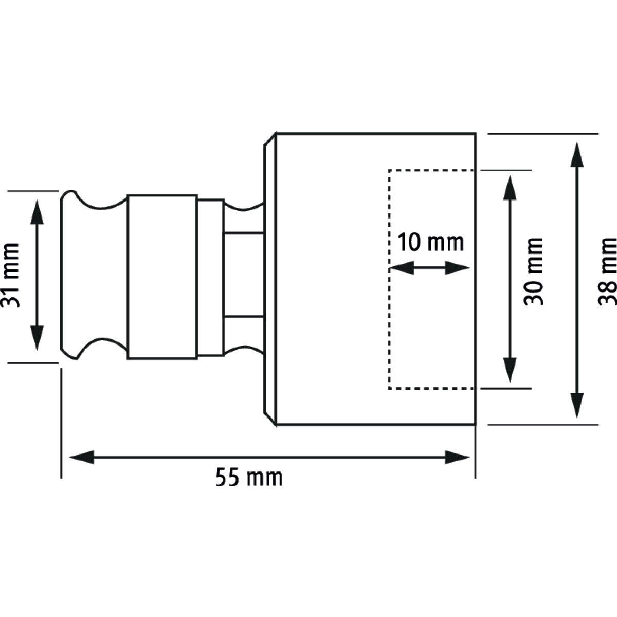 Metallkraft Schneideisenhalter GT24-M10 - Art. 4460087