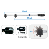 KING TONY Profi-Werkzeuge - 1/2" Gelenkgriff 450-600mm 446124G