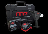 M7 Power-Werkzeuge - Akku-Blindnietgerät 18V 2.4-6.4mm mit Ladegerät + 1 Akku 5Ah DR102A1