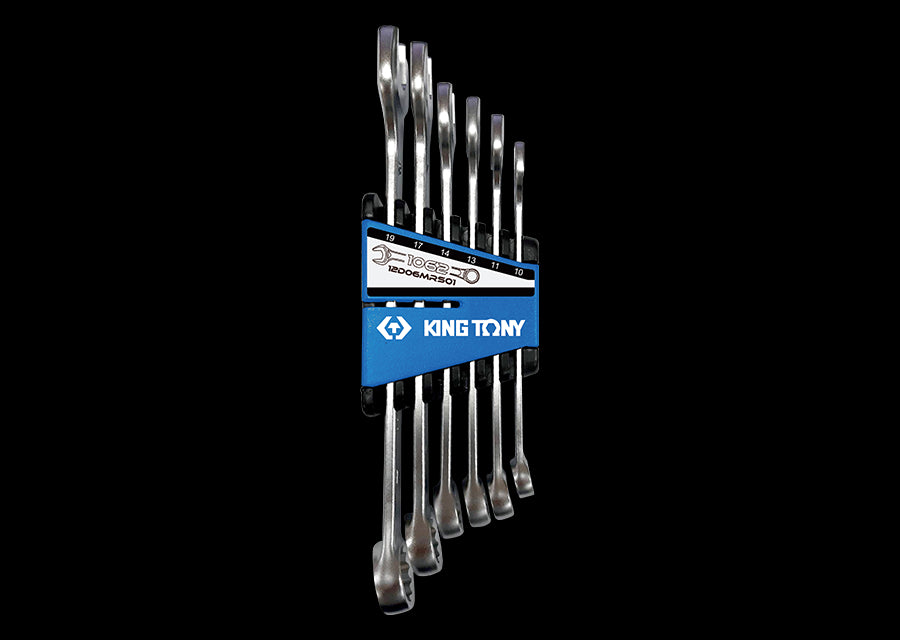 KING TONY Profi-Werkzeuge - Metrisches Kombischlüssel-Set - 6 tlg. 12D06MRS01