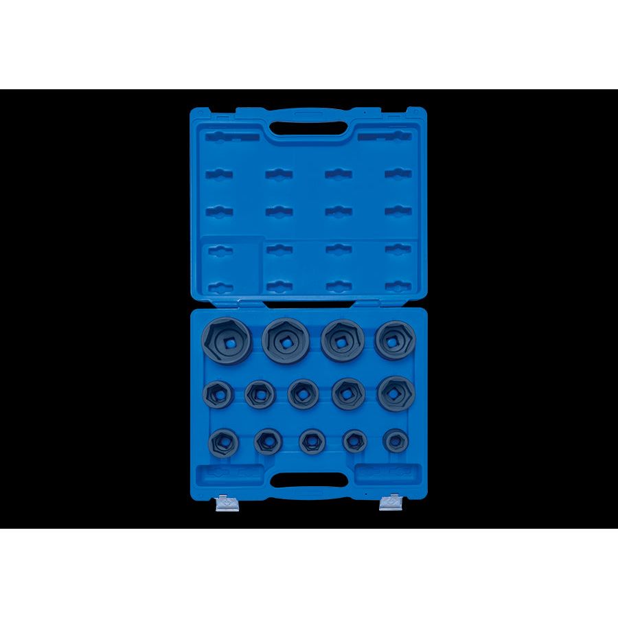 KING TONY Profi-Werkzeuge - 3/4" Kraft-Steckschlüsselset, metrisch - 14 tlg. 6424MP