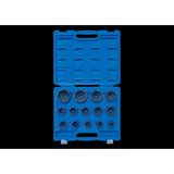 KING TONY Profi-Werkzeuge - 3/4" Kraft-Steckschlüsselset, metrisch - 14 tlg. 6424MP