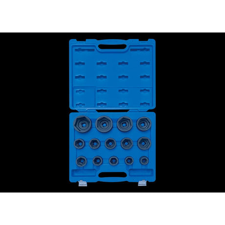 KING TONY Profi-Werkzeuge - 3/4" Kraft-Steckschlüsselset, metrisch - 14 tlg. 6424MP