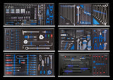 KING TONY Profi-Werkzeuge - 385 Werkzeuge EVAWAVE Einlage 9G33001MD1