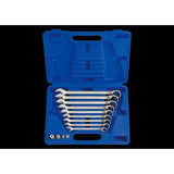 KING TONY Profi-Werkzeuge - Ratschenringschlüssel-Set, mit Adaptern - 13 tlg. 132A13MR