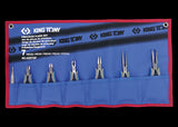 KING TONY Profi-Werkzeuge - Präzisions-Zangenset  - 7 tlg. 42207GP
