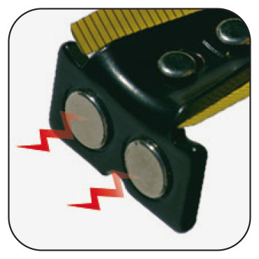 Kraftwerk PRO LINE Profi-Bandmass, magnetisch, 3 m