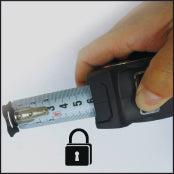 Kraftwerk PRO LINE Profi-Bandmass, magnetisch, 5 m