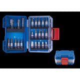 KING TONY Profi-Werkzeuge - 1/4" Steckschlüssel-Set - 47 tlg.  extra kompakt 2547MREB