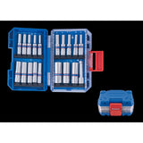 KING TONY Profi-Werkzeuge - 1/4" Steckschlüssel-Set - 48 tlg.  extra kompakt 2549MREB