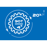 KING TONY Profi-Werkzeuge - Ratsche 1/2"  "push button" 477310GS