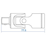 KING TONY Profi-Werkzeuge - 1/2", Kardangelenk, Blister BLI4791