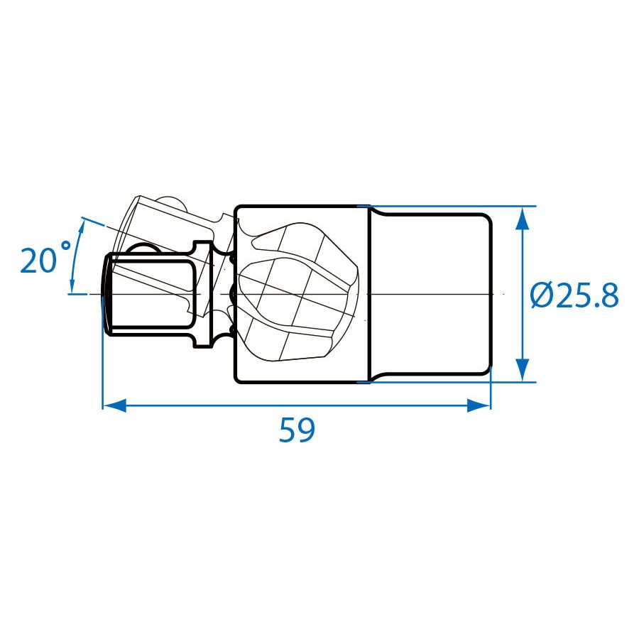 KING TONY Profi-Werkzeuge - 1/2" Universal-Gelenk 4793