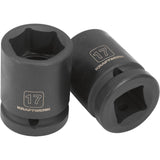 Kraftwerk PRO LINE 3/4" Schlag-Maschinenschrauber Steckschlüsseleinsatz Aussen Sechskant 17 mm