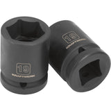 Kraftwerk PRO LINE 3/4" Schlag-Maschinenschrauber Steckschlüsseleinsatz Aussen Sechskant 19 mm