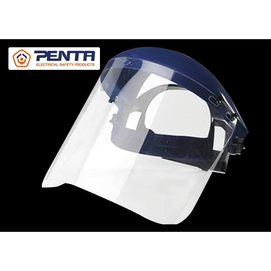 KING TONY Profi-Werkzeuge - Gesichtsschutzschild mit Kopfband und Stirnschutz für Elektriker E24