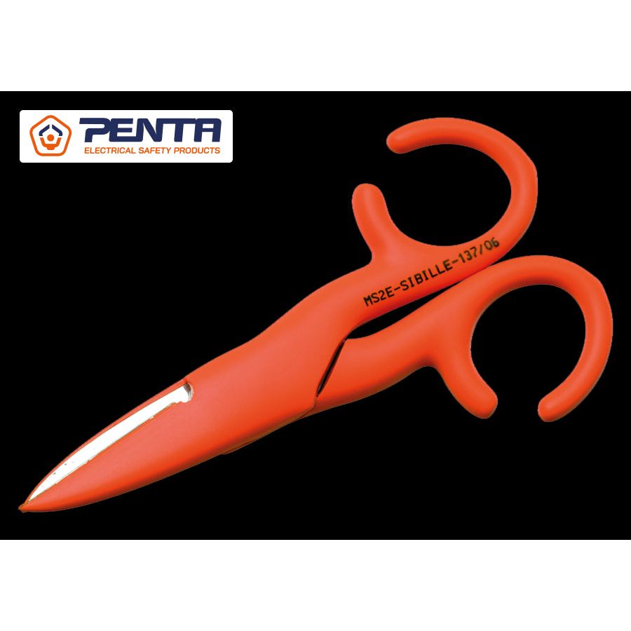 KING TONY Profi-Werkzeuge - Vollisolierte Elektrikerschere MS2E