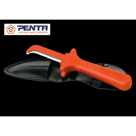 KING TONY Profi-Werkzeuge - Isoliertes Messer 1000V lange dicke Klinge IS77