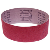 BERNARDO Schleifbänder für Holz – Modell Schleifband 610 x 100 mm - K 120 (10 Stk.) f. OSB 60