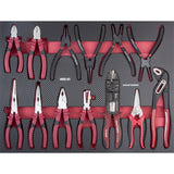 Kraftwerk PRO LINE COMPLETO Zangen Set, EVA-Einlage, 13-tlg