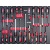 Kraftwerk PRO LINE COMPLETO Schraubendreher Set, EVA-Einlage, 21-tlg