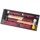 Kraftwerk PRO LINE COMPLETO Schlagwerkzeug Set, EVA-Einlage, 11-tlg