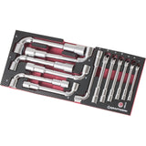 Kraftwerk PRO LINE COMPLETO Doppel-Steckschlüssel, Pfeifenkopfschlüssel, EVA-Einlage, 7 - 19 mm, 13-tlg