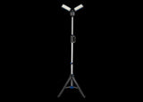 KING TONY Profi-Werkzeuge - LED-Scheinwerfer mit Stativ, 5 Lichtfarben 6000 Lumen 9TA491AA
