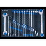 KING TONY Profi-Werkzeuge - Module mousse + PP 32 pièces Clés à fourches et mixtes 990232MRE