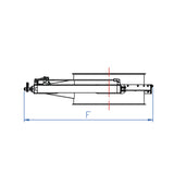 Holzkraft Pneumatischer Absperrschieber Ø180 24 V - Art. 5144135