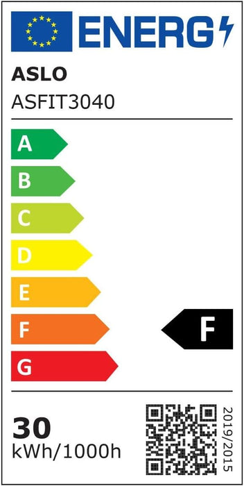 ASLO LED Unterbauleuchte 4000K 30W 2100 Lumen Schrankbeleuchtung 90cm LED-Küchenunterbauleuchte