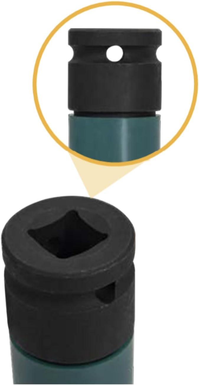 VITO Kraft-Steckschlüssel-Satz 3 Teile - Cr-Mo Stahl, Kraft-Schoneinsätze 3tlg für Alu-Felgen 17mm 19mm 21mm für Schlagschrauber, Schonnüsse, Impact Socket, 0,5 Zoll, im Werkzeugkoffer - Pro Power - VICI3MO - Tools.de TP Profishop GmbH