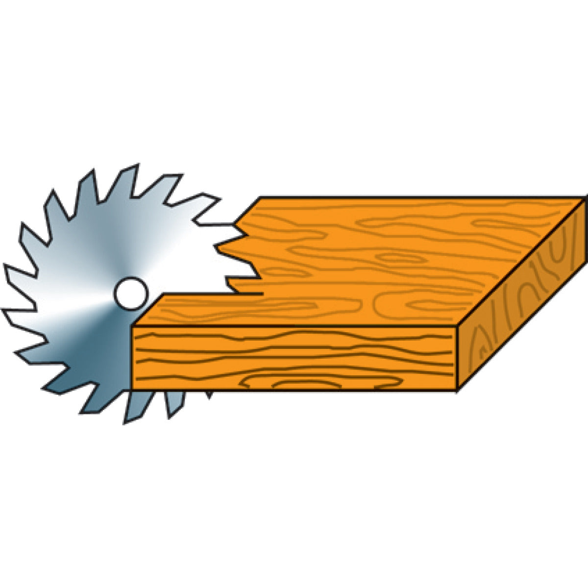 Holzkraft Zuschneid-Wechsel-Kreissägeblatt KSB-WZ 250/24 - Art. 5262524