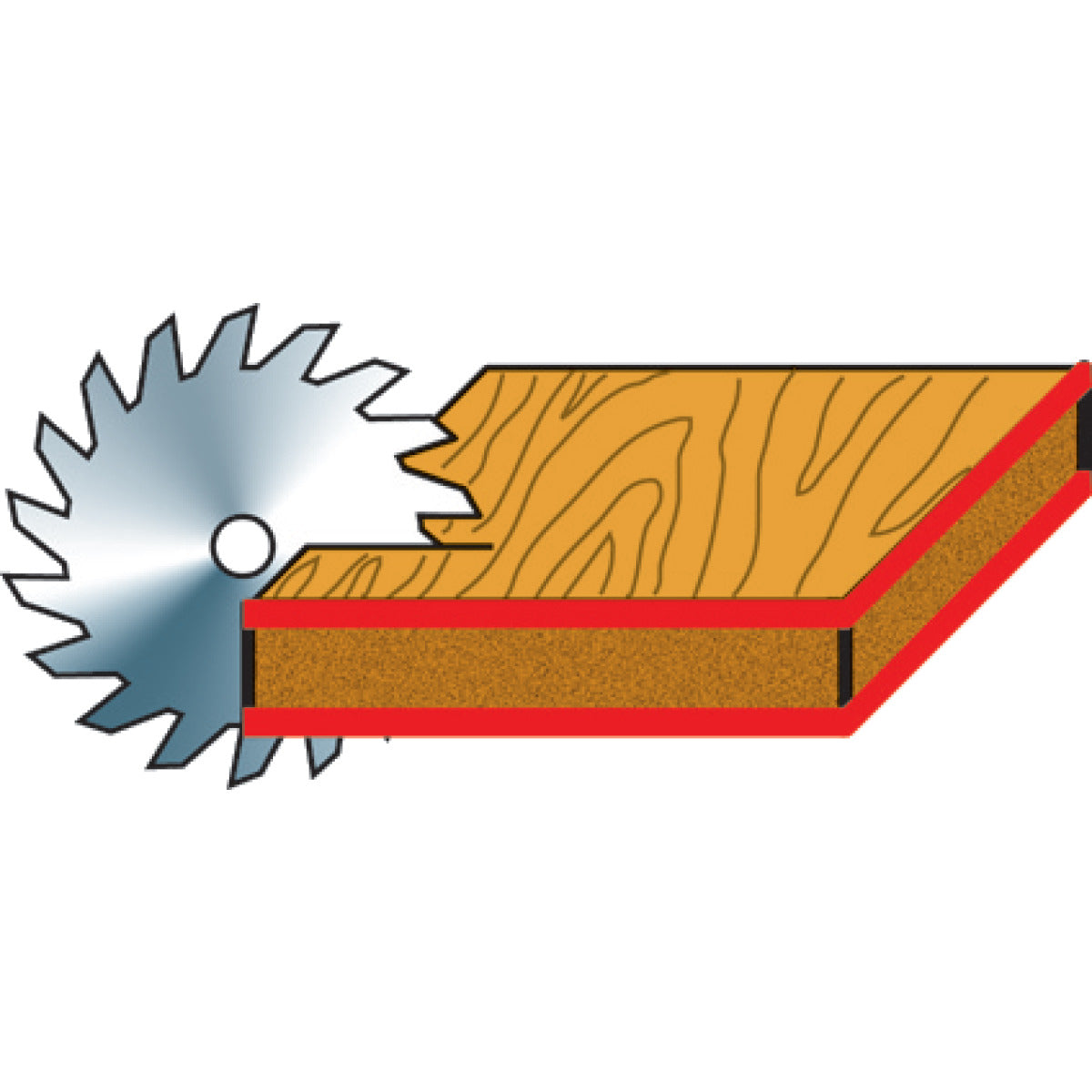 Holzkraft Besäum-/Fertigungsschnitt-Kreissägeblatt KSB-BF 315/48 - Art. 5263148