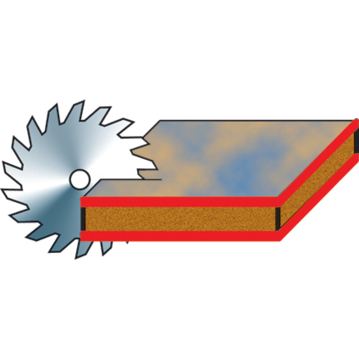 Holzkraft Spezial-Format-/Besäum-Kreissägeblatt KSB-SFB 355/100 - Art. 5263500